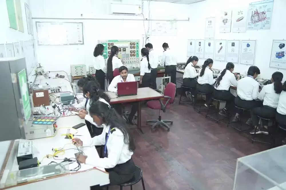 Electrical System Laboratory at Indira Institute of Aircraft Engineering Pune